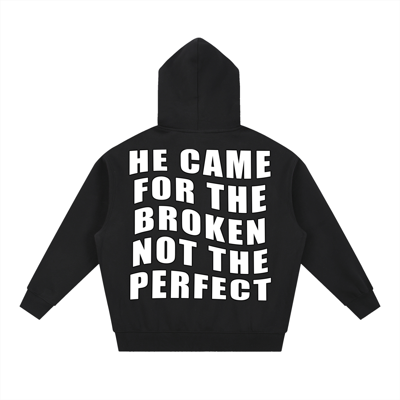 Misfit Saint (For the Broken #2) Oversized Boxy Fit Fleece Hoodie