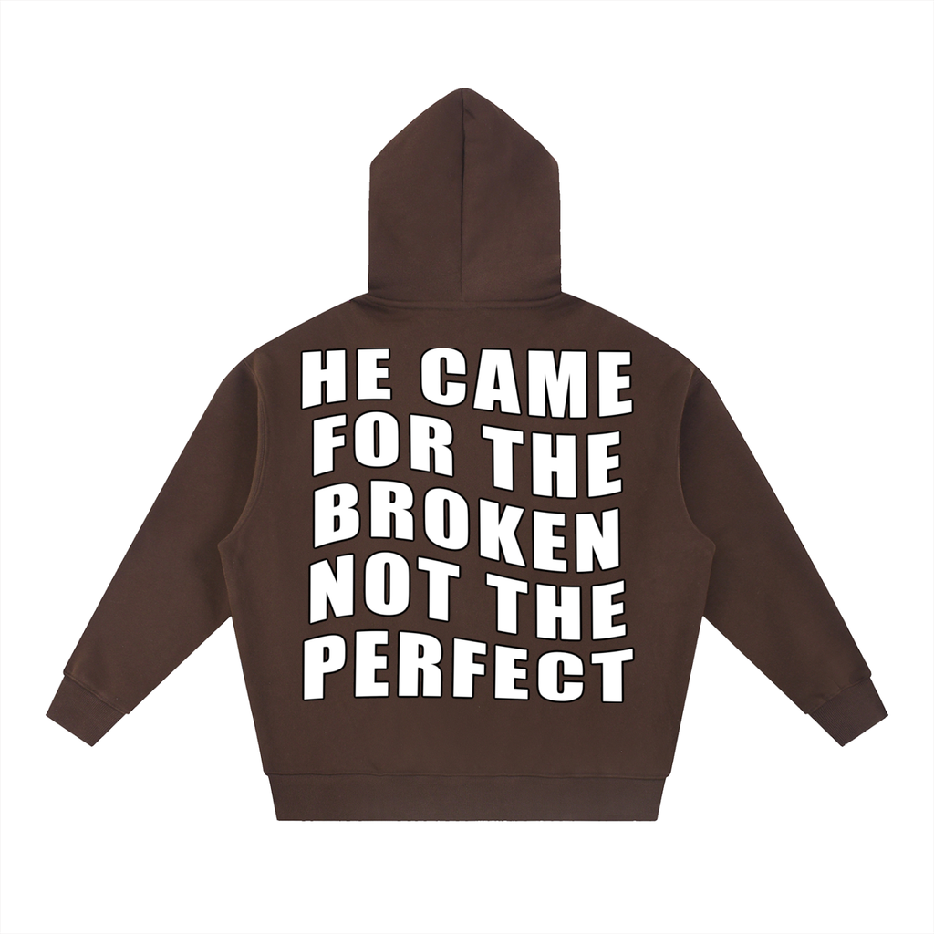 Misfit Saint (For the Broken #2) Oversized Boxy Fit Fleece Hoodie