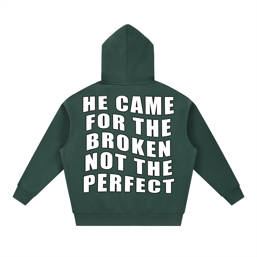 Misfit Saint (For the Broken #2) Oversized Boxy Fit Fleece Hoodie