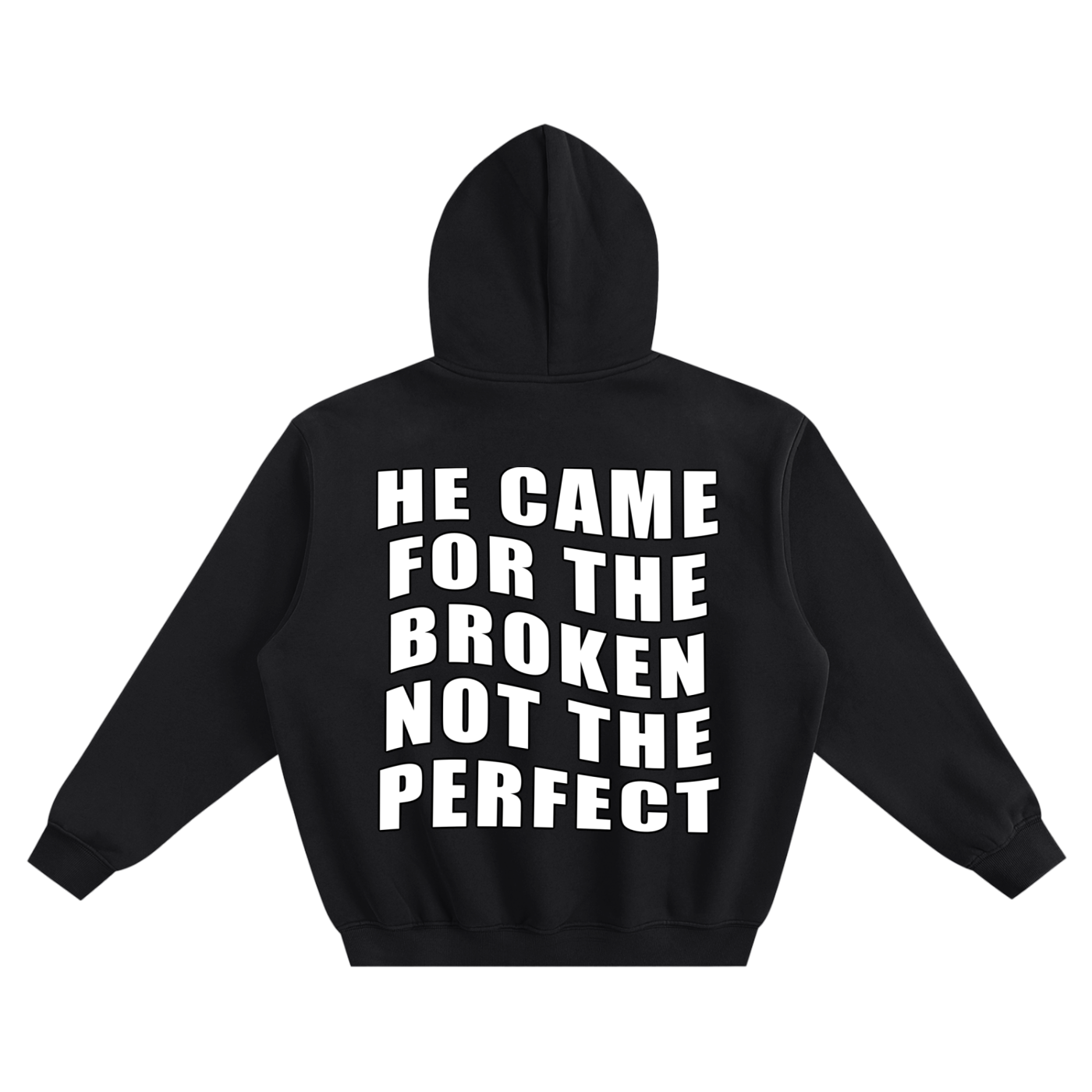 Misfit Saint (For the Broken) Fleeced Boxy Hoodie USA