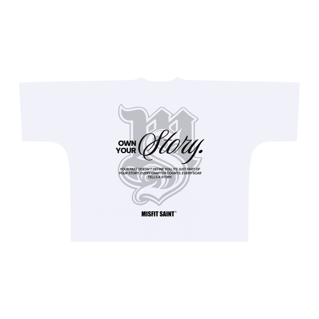 Misfit Saint (Own your Story) Oversized One-Piece Boxy T-Shirt