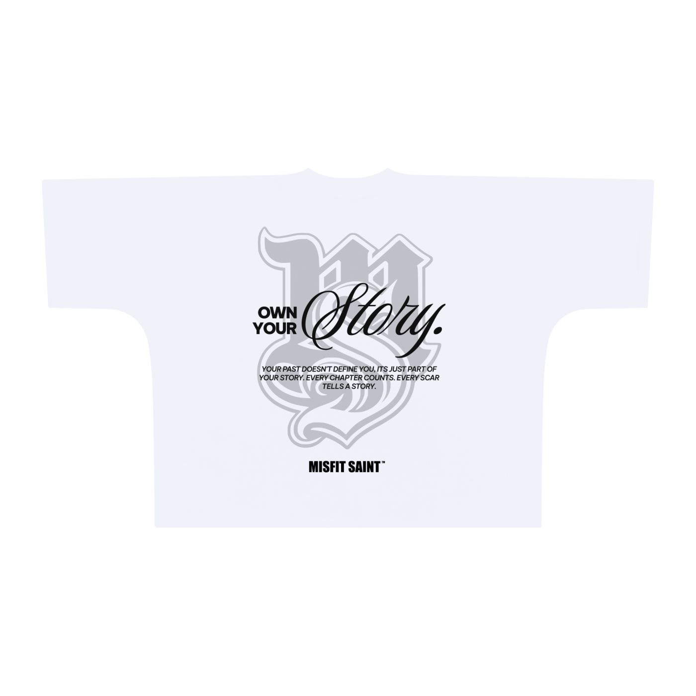 Misfit Saint (Own your Story) Oversized One-Piece Boxy T-Shirt
