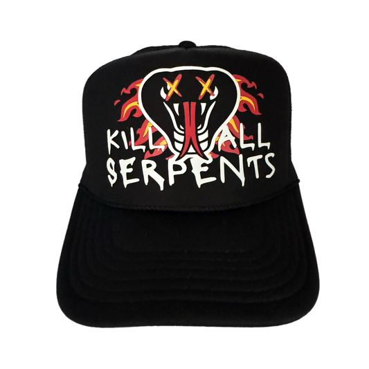 Misfit Saint (Kill All Serpents #2) Trucker SnapBack-Black