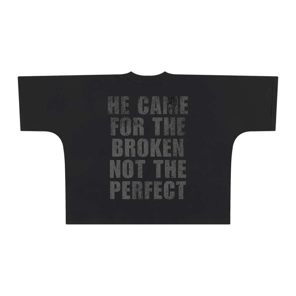 "For the Broken" Oversized One-Piece Boxy T-Shirt