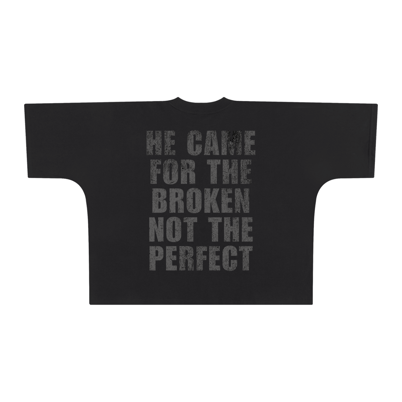 "For the Broken" Oversized One-Piece Boxy T-Shirt