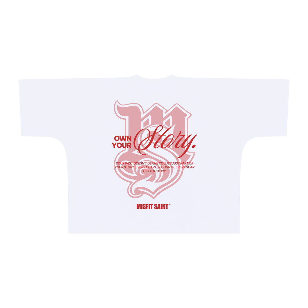 Misfit Saint (Own Your Story) Oversized One-Piece Boxy T-Shirt