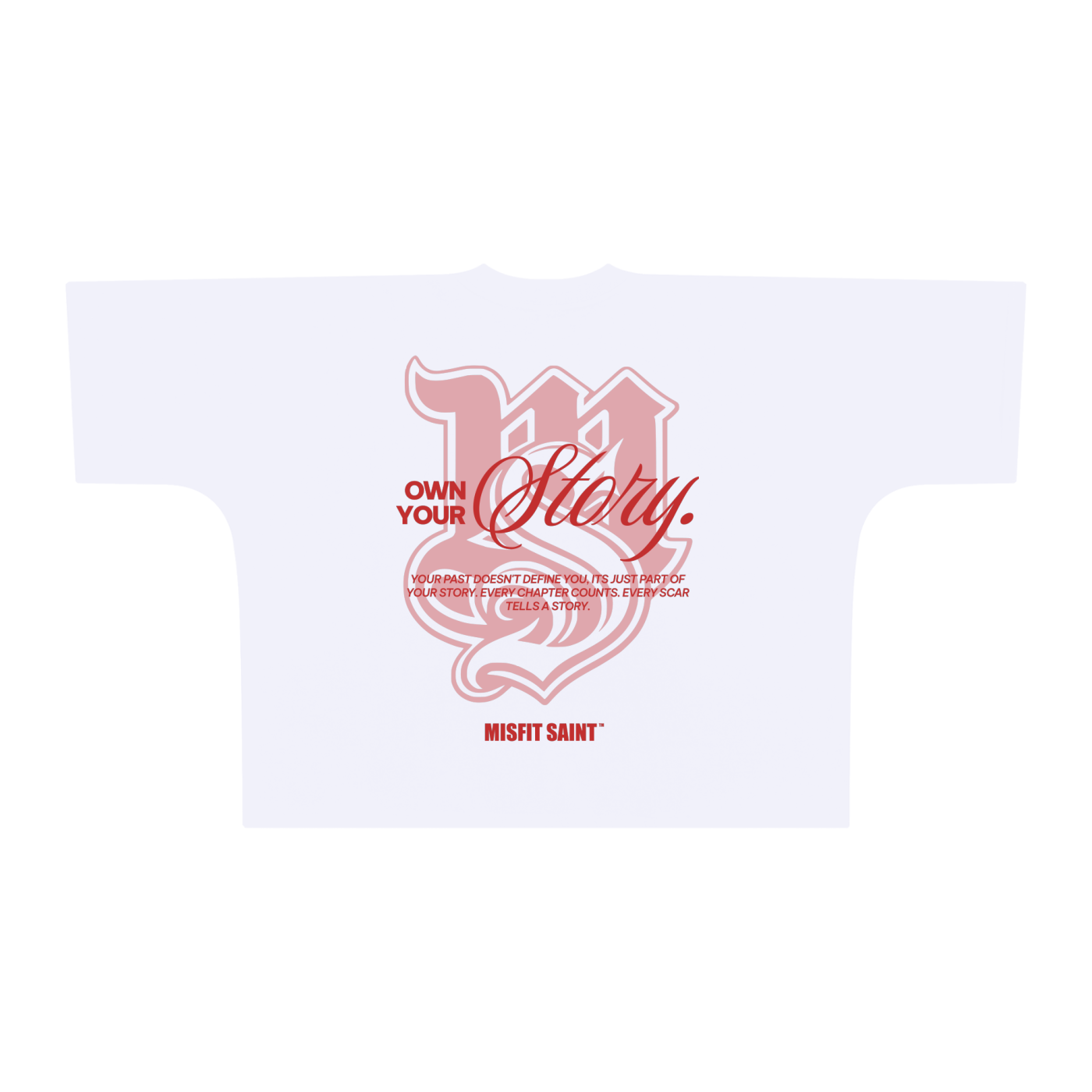 Misfit Saint (Own Your Story) Oversized One-Piece Boxy T-Shirt