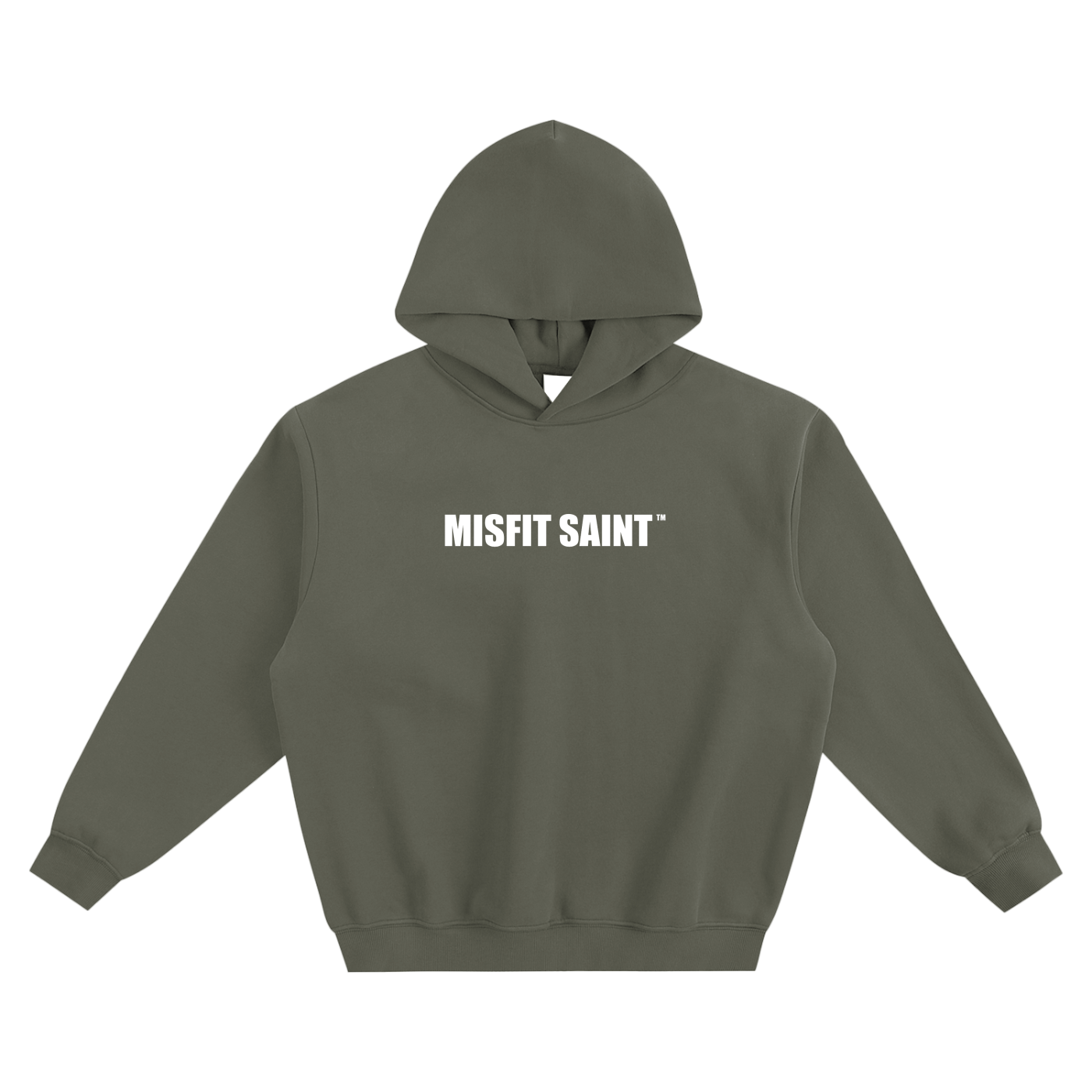 Misfit Saint (For the Broken) Fleeced Boxy Hoodie USA